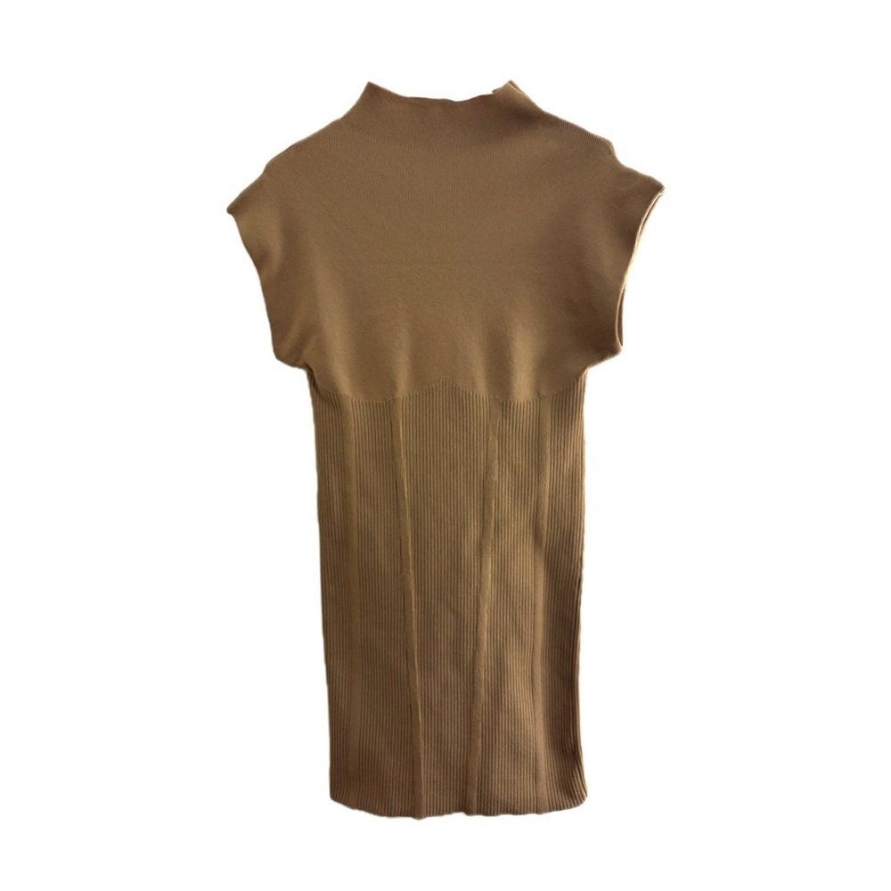 Anthropologie Tan Mini Dress